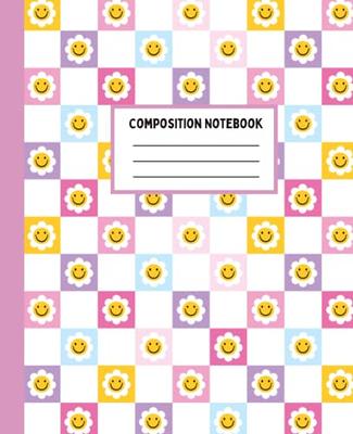 Composition Notebook Wide Ruled: Y2K Aesthetic Notebook, Cute Composition  Notebook Journal for Teen Girls