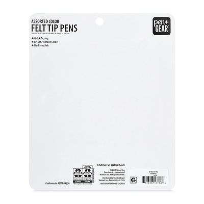 TUL Fine Liner Felt Tip Pens Ultra Fine 0.4 mm Silver Barrel Assorted Ink  Colors Pack Of 8 Pens - Office Depot