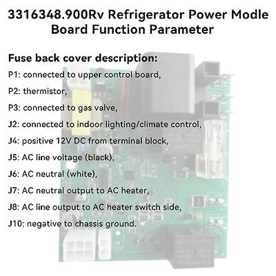 Thermistor upgrade for an RV fridge 