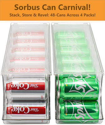 Mogtuo 12-pack Clear Refrigerator Organizer Bins with Lids, Stackable Fridge  Organizers And Storage Clear Plastic Fruit Storage Containers for Fridge  with 4 Drain Trays - Yahoo Shopping