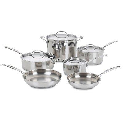 French Classic Tri-Ply Stainless Cookware 3 Piece Double Boiler Set