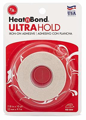 HeatnBond UltraHold Iron-On Adhesive, 7/8 Inch x 10 Yards - Yahoo Shopping