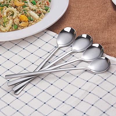 1pc, Large Round Spoon, Food Grade Wooden Spoon, Non-stick Pot Spoon, Soup  Spoon, Rice Spoon, Water Spoon, Kitchen Ladles, Tableware, Kitchen Utensils