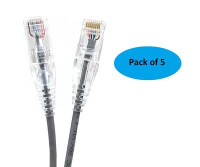 50 Feet Cat7 SFTP Double Shielded RJ45 Snagless Ethernet 26AWG Cable (Blue)  - Micro Connectors, Inc.