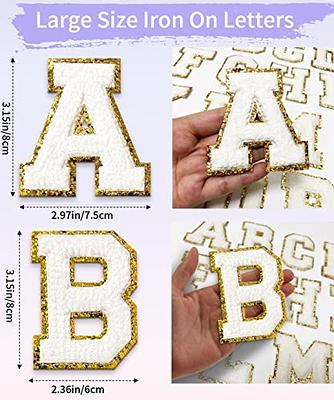 2 Inch Chenille Iron on Letter 2 Inch Chenille Letter Patch