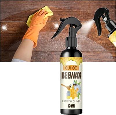 Bee Wax Spray,Beeswax Spray for Wood Floors,Natural Micro-Molecularized  Beeswax Spray,Beeswax Spray Furniture Polish,Beeswax for Wood,Beeswax Spray