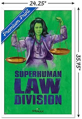 Trends International Marvel She-Hulk: Attorney At Law - Super-Human Law  Division Wall Poster, 22.375 x 34, White Framed Version - Yahoo Shopping