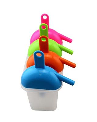 Ice Lolly Pop Mold Popsicle Maker with Straw Makes BPA Free Just Pop In The  Freezer for Healthy Snack