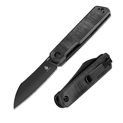 EZKIT Small Pocket Knife, EDC Knife with Stainless Steel and Wood Handle, Small  Knife, Blade Length 2in - Yahoo Shopping