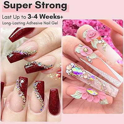 PERZOE 5ml Nail Art Glue High Stretchy Decorative Plant Colorants Good  Color Saturation Quick Drying Wire Drawing Allergy Free 3D Painting Stripe  Nails Gel Nail Supplies - Walmart.com