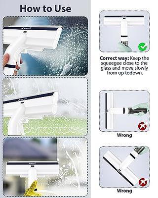 Buy Flowin Bathroom Cleaning Brush with Wiper 2 in 1 Tiles