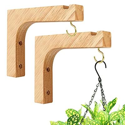 FEED GARDEN Hand-Forged Hanging Plant Bracket Iron Wall Hook for Hanging  Bird Feeders, Wind Chimes, Flower Baskets, Lanterns, Yoga Mat, Indoor/ Outdoor Use (6 Inch 2 Pack, White, with 4 Screws) - Yahoo Shopping
