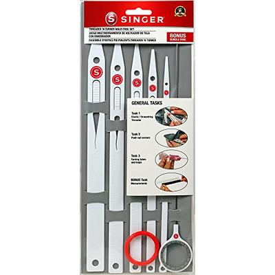 SINGER Drawstring Threader and Sewing Loop Turner Tool Set Medium - Yahoo  Shopping