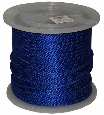 Blue Hawk 0.375-in x 100-ft Braided Polypropylene Rope (By-the-Roll)