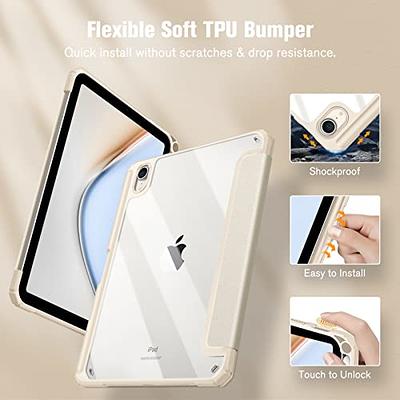 Fintie Hybrid Slim Case for iPad Mini 5 2019 / iPad Mini 4 - [Built-in  Pencil Holder] Shockproof Cover with Clear Transparent Back Shell for iPad  Mini