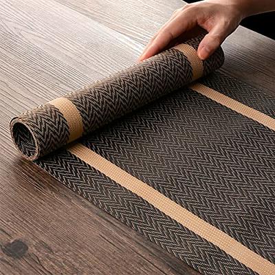 pigchcy Luxurious Placemats and Table Runner Set, Stylish Durable Placemats  Set of 6 for Home Wedding Hotel Decoration (Brown) - Yahoo Shopping