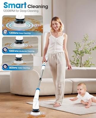 Electric Spin Scrubber with Battery , Cordless Cleaning Brush with