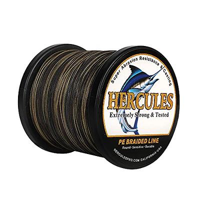 HERCULES Braided Fishing Line 12 Strands, 100-2000m 109-2196 Yards Braid  Fish Line, 10lbs-420lbs Test PE Lines for Saltwater Freshwater - Camo  Green, 30lbs, 1000m - Yahoo Shopping