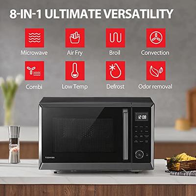 Toshiba 1.2 Cu. Ft. Microwave Oven in Black Stainless Steel