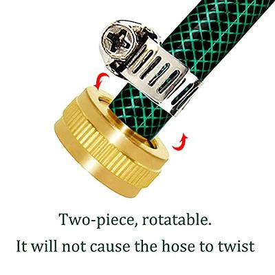 Uenede 2PCS Solid Brass 90°Elbow Barb Bulkhead Fitting 3/8”OD Barb Bulkhead  Coupling Tank Connector Hose Pipe Barb Fitting for Water/Oil/Gas