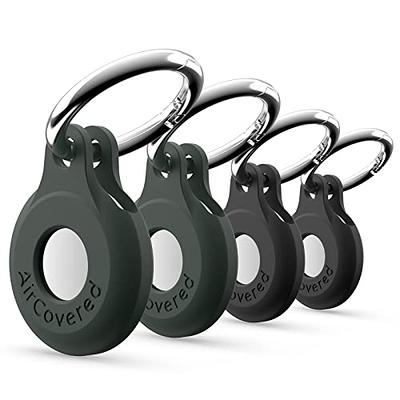 Aircovered 4 Pack Air tag Case with Keychain Loop Ring Holder Compatible  with Apple Air Tags, Anti-Lost Air tag Cover Accessories for Key-Ring,  Backpack, Dog or Cat CollarBLACK Green - Yahoo Shopping