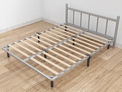 Platform Bed Frame Box Spring Replacement With Adjustable Lumbar