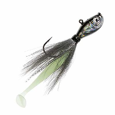 Charlie's Pompano Bucktail Jig (2 Pack) - Natural Shad / 1/4oz.