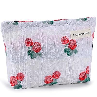 Floral Makeup Bag, flower makeup bag, Cosmetic Bag