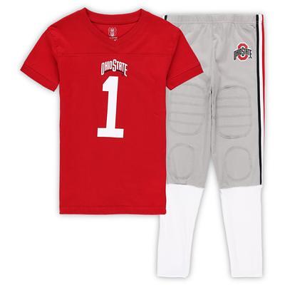 Men's ProSphere #1 Gray Ohio State Buckeyes Camo Football Jersey