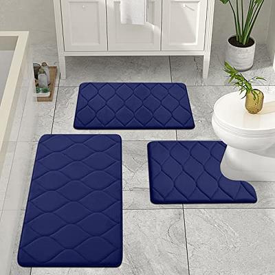 Buganda Memory Foam Bath Mats Soft Absorbent Bathroom Rugs 17 x 24,  Coffee 