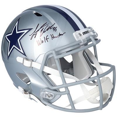 Leighton Vander Esch Dallas Cowboys Autographed Riddell Lunar Eclipse Speed Mini Helmet