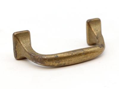 Vintage Decorative 3 Centers Handle Pull Backplate - Antique Brass