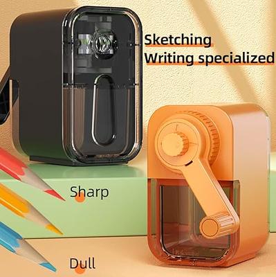 Mr. Pen- Pencil Sharpener, Sharpener, Manual Pencil Sharpener, Heavy Duty, Pencil Sharpener for Colored Pencils, Pencil Sharpener Manual