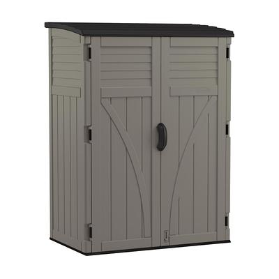 RUBBERMAID Big Max 2 Ft. 6 In. X 4 Ft. 3 In. Large Vertical Resin Storage  Shed