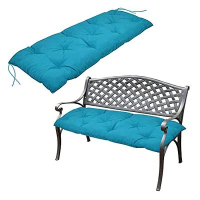 Yddsky Indoor/Outdoor Bench Cushion, Swing Cushion,2/3 seat Thick Outdoor  Garden Bench Seat Cushion Backrest Waterproof Bench Pad (59 X 19.6  in,Turquoise) - Yahoo Shopping