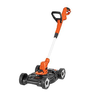 BLACK+DECKER 14 in. 7.5 AMP Corded Electric Curved Shaft 0.080 in. Single  Line 2-in-1 String Trimmer & Lawn Edger with Automatic Feed GH3000 - The  Home Depot