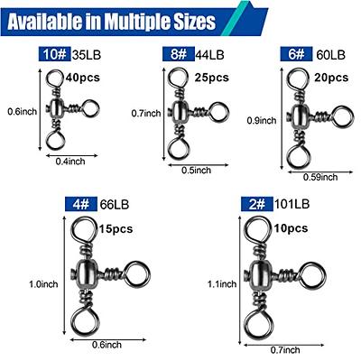 Fishing Connector Fish Swivels Tackle 3 Way Fishing Swivel