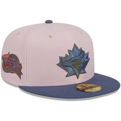 Men's New Era Cardinal Toronto Blue Jays White Logo 59FIFTY Fitted Hat 