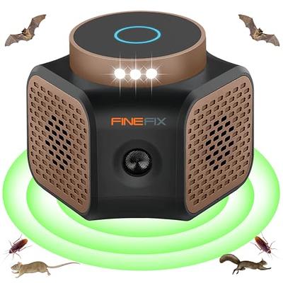 FINEFIX 360° Rodent Repellent Ultrasonic Plug in 4-Modes