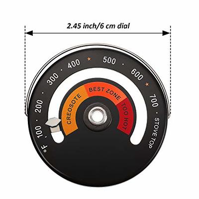 KT THERMO Deep Fry Thermometer with Instant Read,Dial  Thermometer(2-Pack),12 Stainless Steel Stem Meat Cooking Thermometer,Best  for Turkey,BBQ,Grill