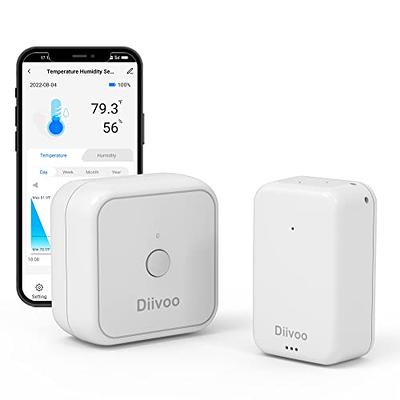 WiFi Thermometer, Diivoo Humidity Sensor Compatible with Alexa, Smart Thermometer  Hygrometer with App Notification Alert, Remote Temperature Monitor for  Home, Greenhouse, Car, Indoor, Pets - Yahoo Shopping