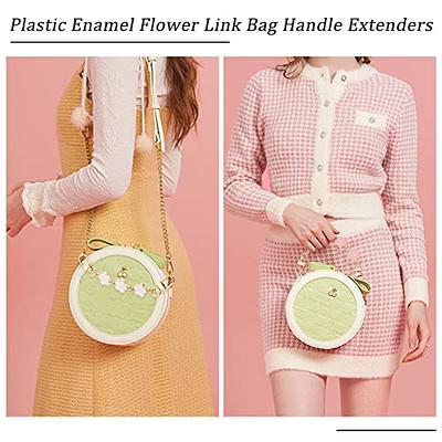 PandaHall 6pcs Purse Extender, 14.8cm/5.8 Inch Bag Strap Extender Plastic  Enamel Flower Chain with Alloy Swivel Clasps Short Handbag Chain Straps  Replacement for Crossbody Purse, Light Gold, 6 Colors - Yahoo Shopping