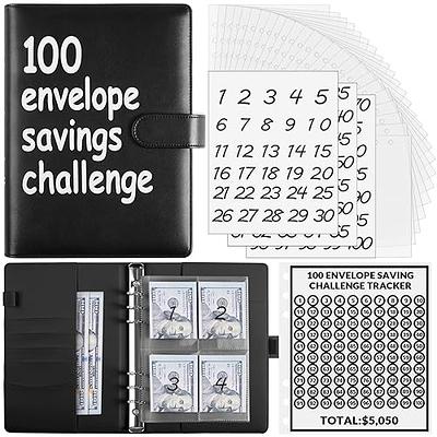 100 Envelope Challenge Binder Budget Binder Savings Challenge Book