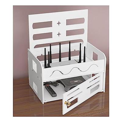 KALWEL,Router Storage Box,Power Strip Cord Organizer,Wire Hider