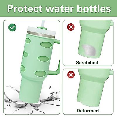  JERYMUND 2Pcs Silicone Boot Sleeve For Stanley Cup  Accessories, Protective Water Bottle Bottom Cover For Stanley 40 Oz Tumbler