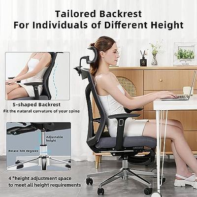 FelixKing Ergonomic Office Chair, Headrest Desk Chair Office Chair with  Adjustable Lumbar Support, Home Office Swivel Task Chair with High Back and  Armrest, Adjustable Height Gaming Chair(Dark Gray) - Yahoo Shopping
