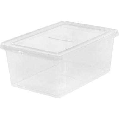 IRIS 12.95qt 8pk Stack and Pull Plastic Storage Bin