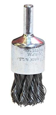 Weiler 10026 3/4 Knot Wire End Brush, .020 Steel Fill, Made in the USA -  Yahoo Shopping