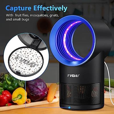 VEYOFLY Fly Trap, Plug in Flying Insect Trap, Fruit Fly Traps for Indoors-Safer Home Indoor- Bug Light Indoor Plug In- Mosquito,Fruit Fly, Gnat Trap