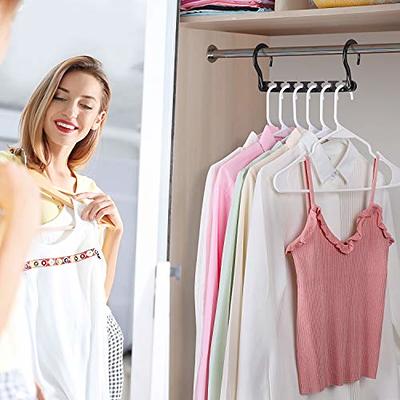 Space Saving Hangers Metal Hanger Magic Cascading Hanger Closet Clothes  Organizer